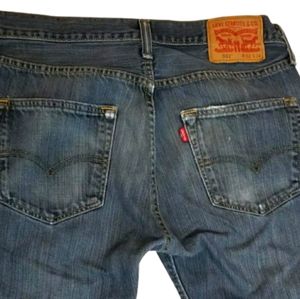Levis 501 dark wash jeans
